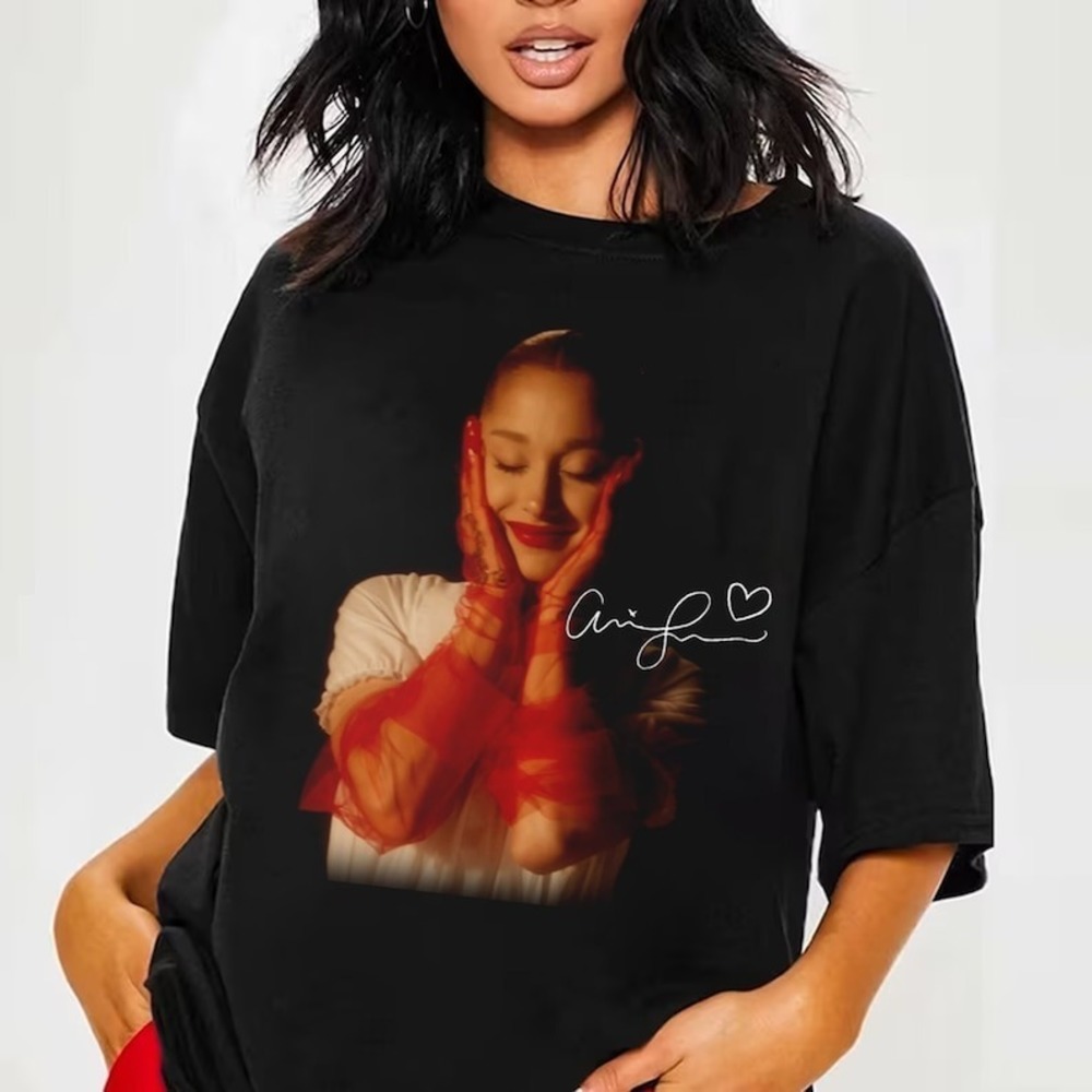 Vintage Ariana Eternal Sunshine TShirt, Grande New Album Graphic Shirt
